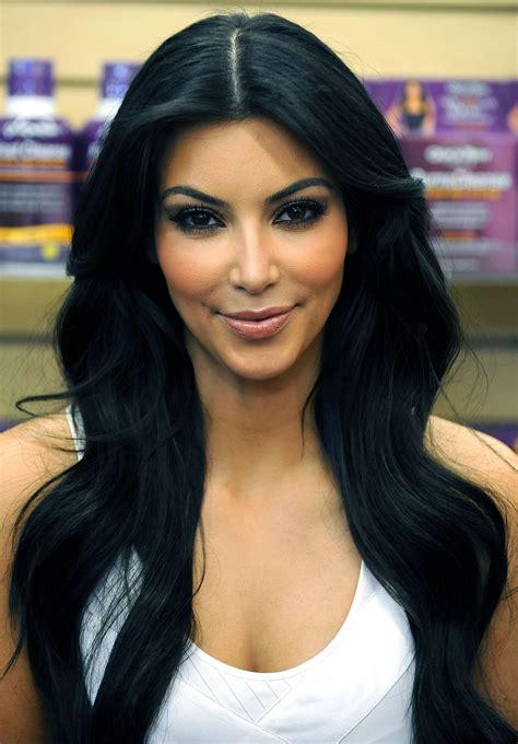Jet Black Hair Kim Kardashian Hair Kardashian Hair