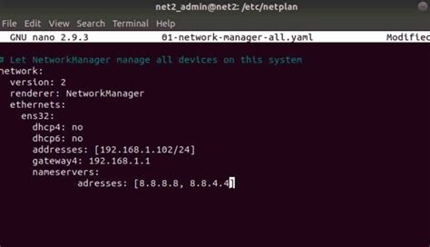Configuring Static And Dynamic IP Addresses In Ubuntu Using Netplan