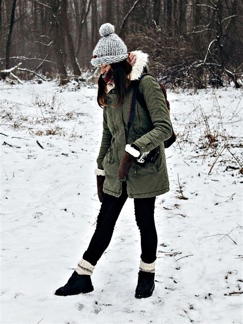 Winter Snow Outfit Idea No Freezing Moment