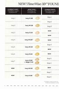 Timewise 3d Foundations Conversion Chart Mary Foundation Mary