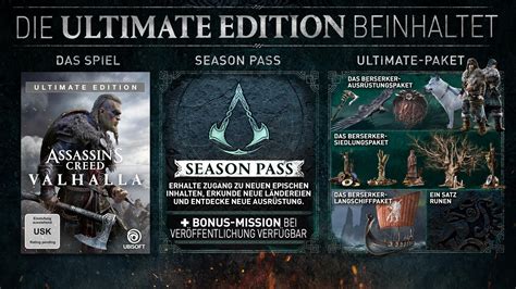 Inhalte Der Editionen Von Assassin S Creed Valhalla Ubisoft