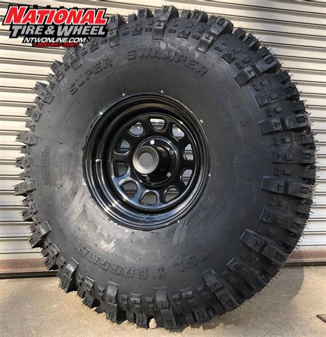 16x8 Steel Wheel Mounted Up To A 425x1350x16 Super Swamper Bogger