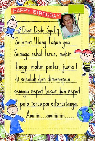 Selamat hari lahir untuk kakakku yang paling cantik. Ucapan Ultah Buat Adik | New Calendar Template Site