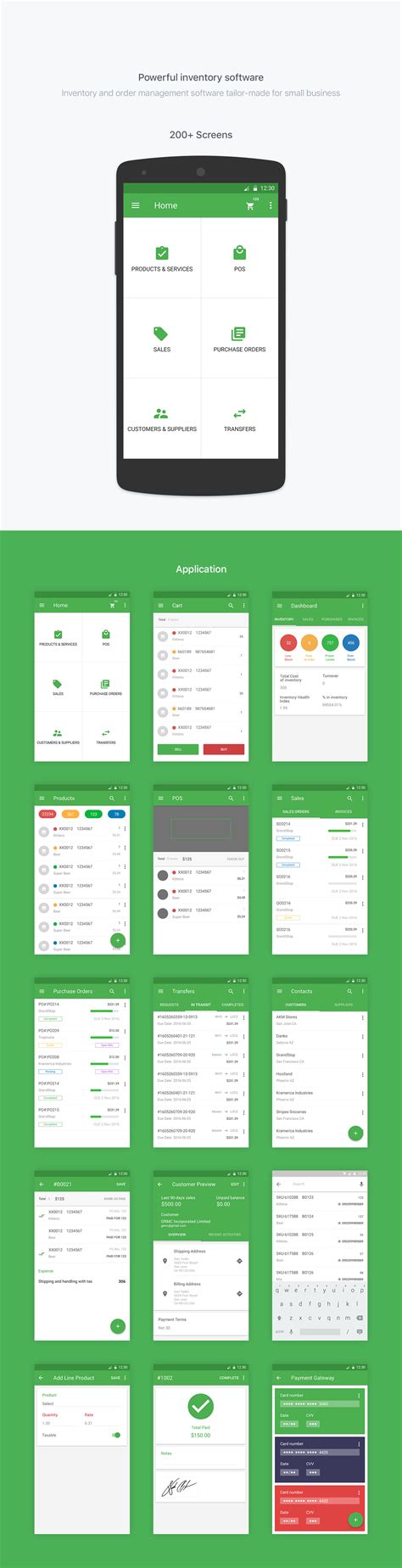 Beyond warehouse management solutions (wms). Inventory management app on Behance