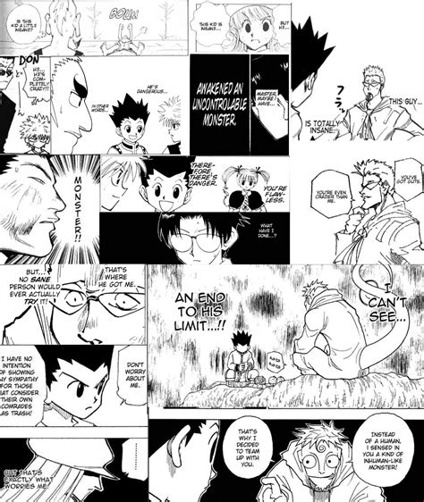 Gon Transformation Manga Panel Gon Transformation Manga Panel Gon