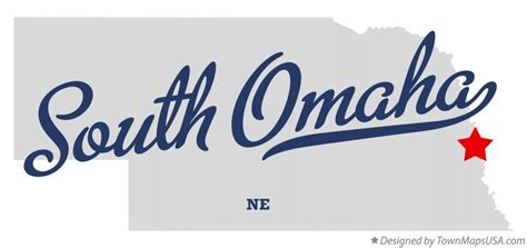 Map Of South Omaha Ne Nebraska