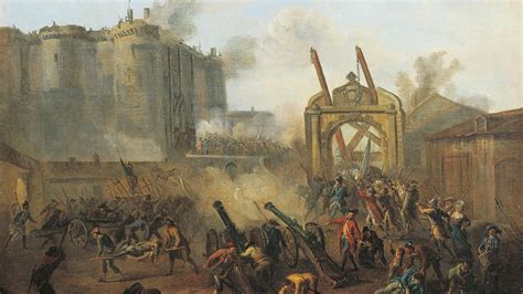 French Revolutionaries Storm The Bastille July 14 1789 History