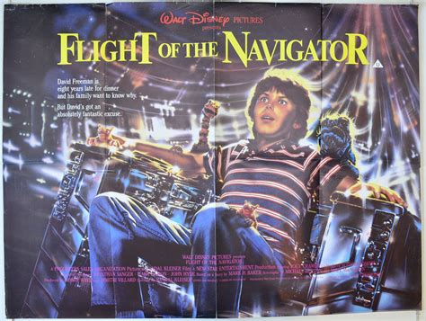 Flight of the navigator won't earn a place among disney's classics. Flight Of The Navigator - Original Cinema Movie Poster ...