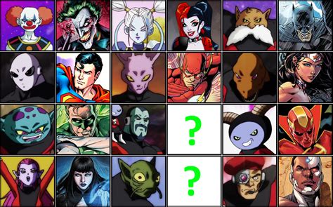 Maybe you would like to learn more about one of these? Universe 11 and DC superhero counterparts : dbz