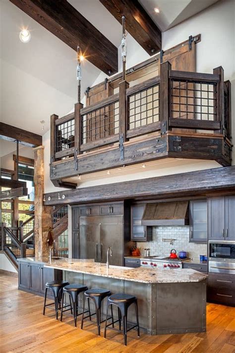 53 Sensationally Rustic Kitchens In Mountain Homes Rustic Kitchen