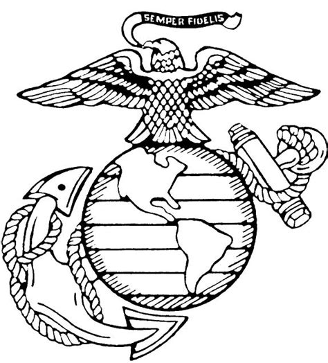 Maybe you would like to learn more about one of these? Eagle Globe And Anchor Drawing at GetDrawings.com | Free ...