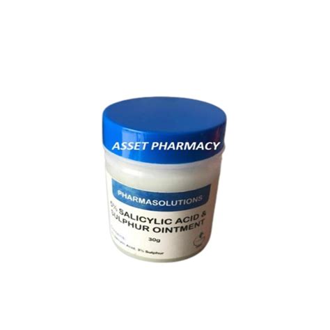 Salicylic Acid Sulphur Ointment 5 30g Asset Pharmacy