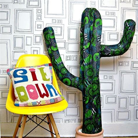 Make Giant Paper Mache Cacti For Your Home And Garden I Love Cacti