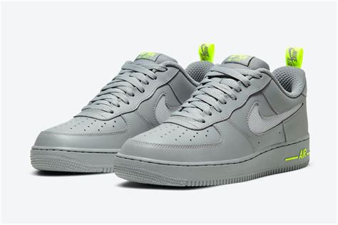 Nike Air Force 1 Low Grey Volt Dc1429 001 Release Date Info Sneakerfiles