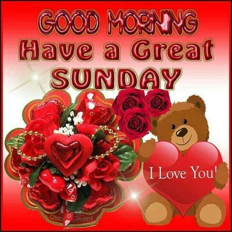 Good Morning Happy Sunday I Love You Pictures Photos And Images For