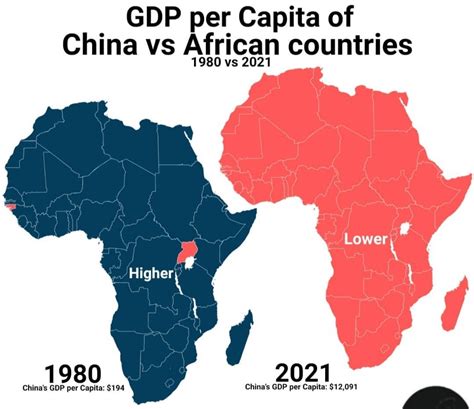 Gdp Per Capita Of China Vs African Countries Vs R Mapporn My Xxx Hot Girl