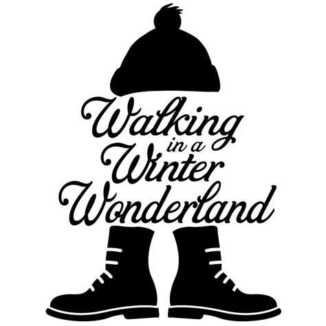 Free Walking In A Winter Wonderland Svg File Free Svg Files