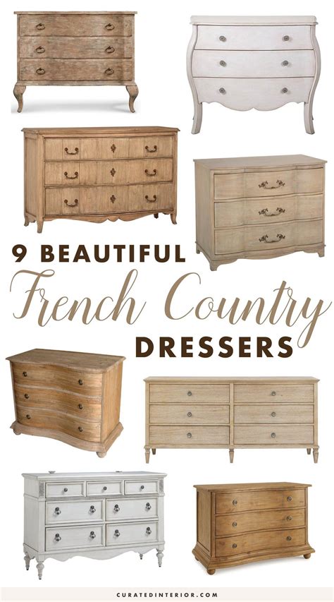 9 Neutral French Country Dressers For The Bedroom