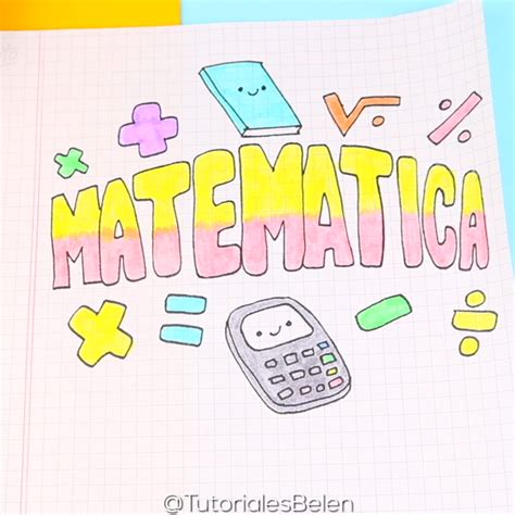 Compartir 48 Imagen Matematicas Letras Para Portadas Vn