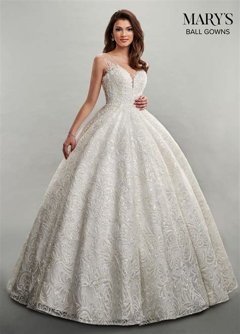 Bridal Ball Gowns Style Mb6049 In Ivory Or White Color