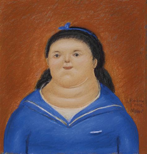 Fernando Botero Colombian B 1932 Portrait Of A Girl Christies