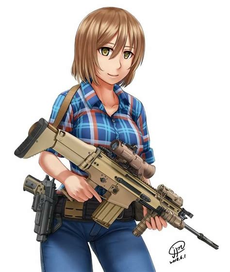 Pin By Tony Sommerfeld On Military Anime Girls Anime Military Military Girl Girl Fights