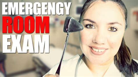 Asmr Emergency Room Medical Exam Role Play Writing Sounds Youtube