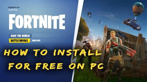 Download free hd wallpaper from above link! How To Install Fortnite Battle Royale Free To PC Windows ...
