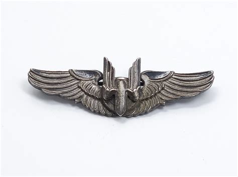 Wwii Amico Sterling Us Air Force Bombardier Wings Aerial Gunner