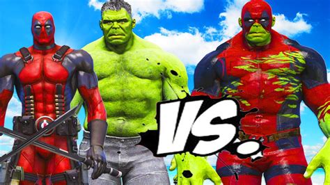 Deadpool And Hulk Vs Deadpool Hulk Youtube