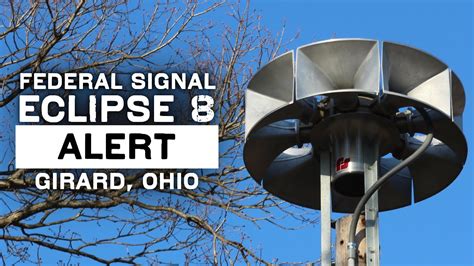 Federal Signal Eclipse 8 Alert Girard Ohio Trumbull County