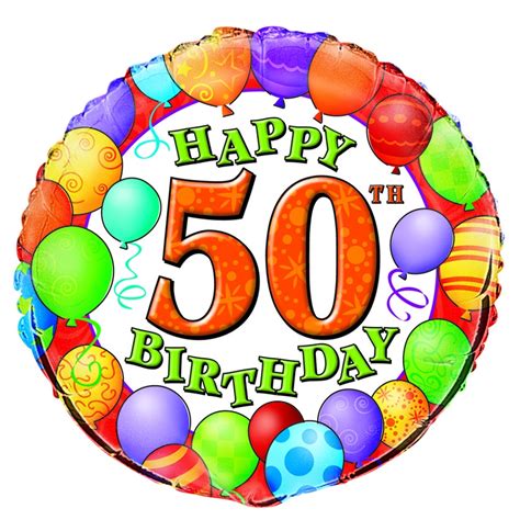 Happy 50th Birthday Png Clip Art Library