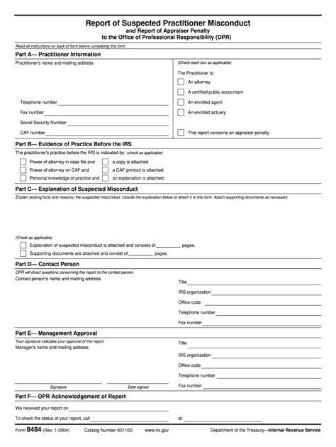 8484 2004 2024 Form Fill Out And Sign Printable Pdf Template Signnow
