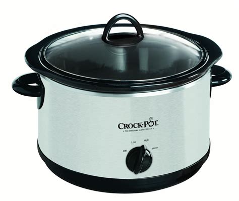 The pot has an a/c cord and a vented lid, but no temperature controls aside from a high and low setting, as in fact this will release the heat which will cause the food to take longer to cook. Crock-Pot The Original Slow Cooker, 5-Quart, Stainless ...