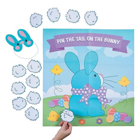 Pin The Tail On The Bunny Easter Party Game Discontinued Easter