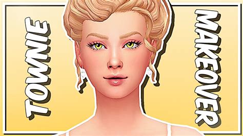 The Sims 4 Townie Makeover Dina Caliente 🌺 Cas Cc Links Youtube