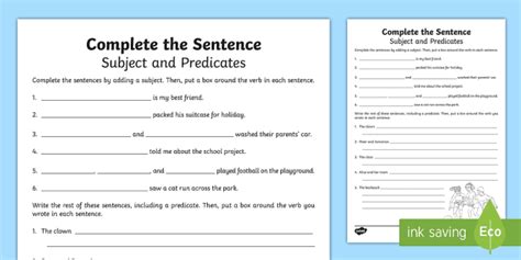 sentence completion worksheet sentence completion exercise