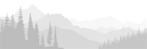 Premium Vector Black And White Mountain Landscape Mountain Ranges In
