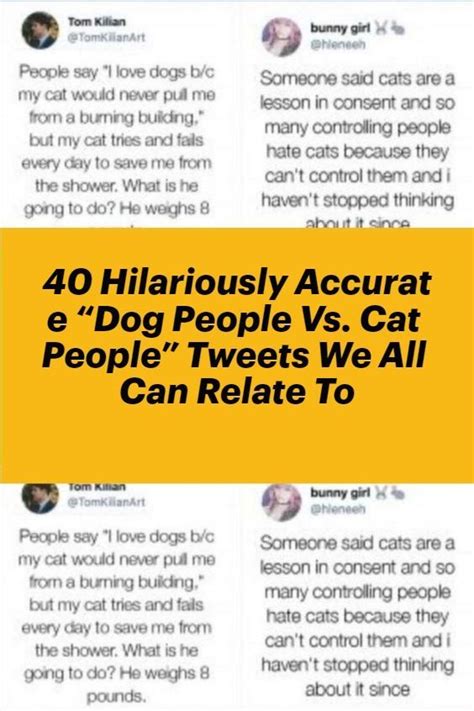 40 Hilariously Accurate Dog People Vs Cat People Tweets We All Can