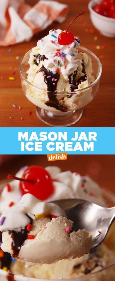 Mason Jar Ice Cream How To Make Ice Cream With Just A Mason Jar And