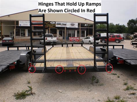 One Weld On Steel Ramp Gate Holder Heavy Duty Equipment Trailer Hinge