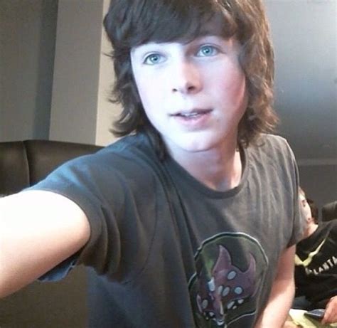 Chandler Riggs🏡💗 Chandler Riggs Carl Grimes The Walking Death