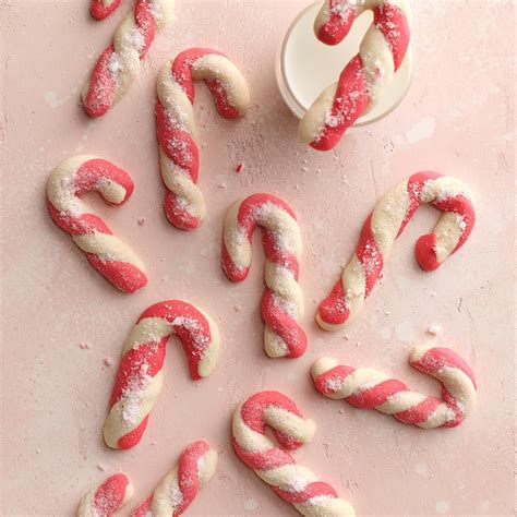 Christmas Candy Cane Cookies Recipe Taste Of Home