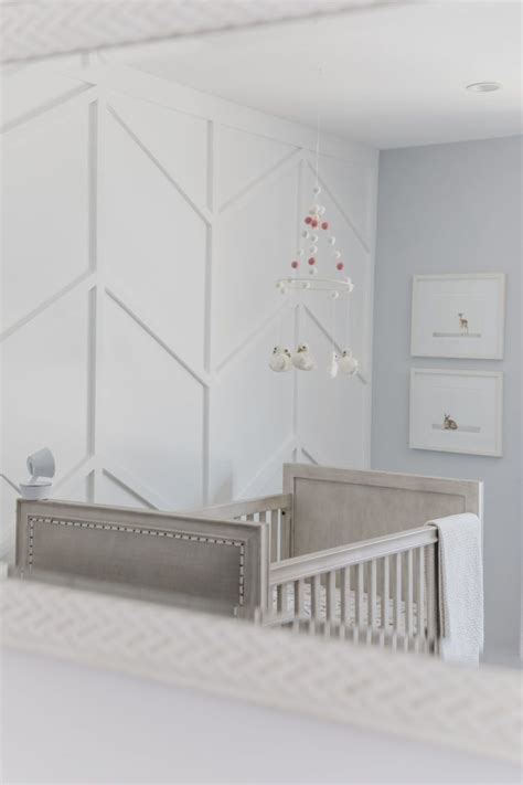 Gray And Pastel Swan Inspired Nursery Project Nursery Wainscoting
