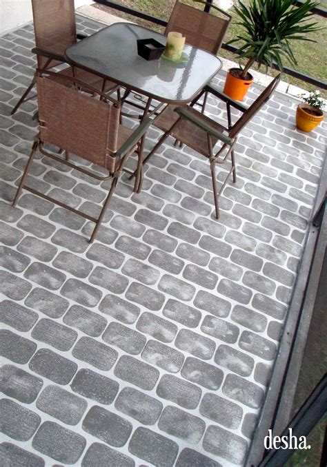 Floor whichrete coatings right your. desha.: faux brick patio.