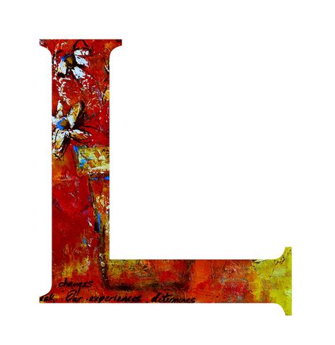 Alphabet L Letter Painting By Patricia Awapara Pixels