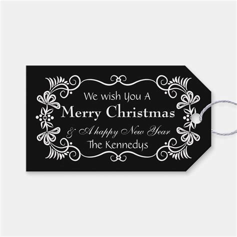 Peace Love Joy Merry Christmas Wishes T Tags Zazzle
