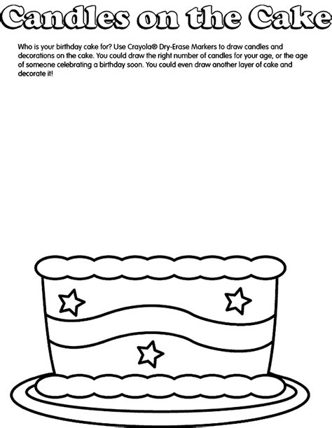 Coloring pages of birthday cakes africaecommerce co. Pictures Of Birthday Cakes With Candles - Cliparts.co