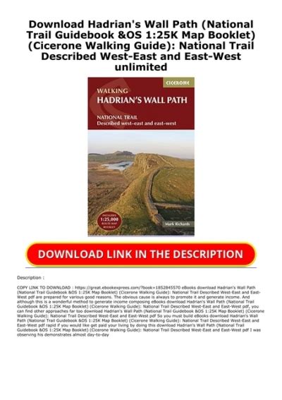 Download Hadrians Wall Path National Trail Guidebook And Os 125k Map