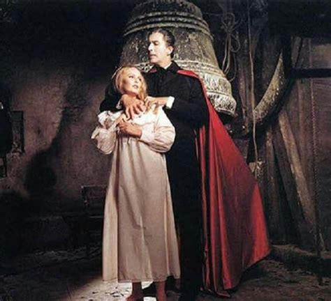 Dracula Has Risen From The Grave 1968 Veronica Carlson And Christopher Lee Promo Photo Hammer